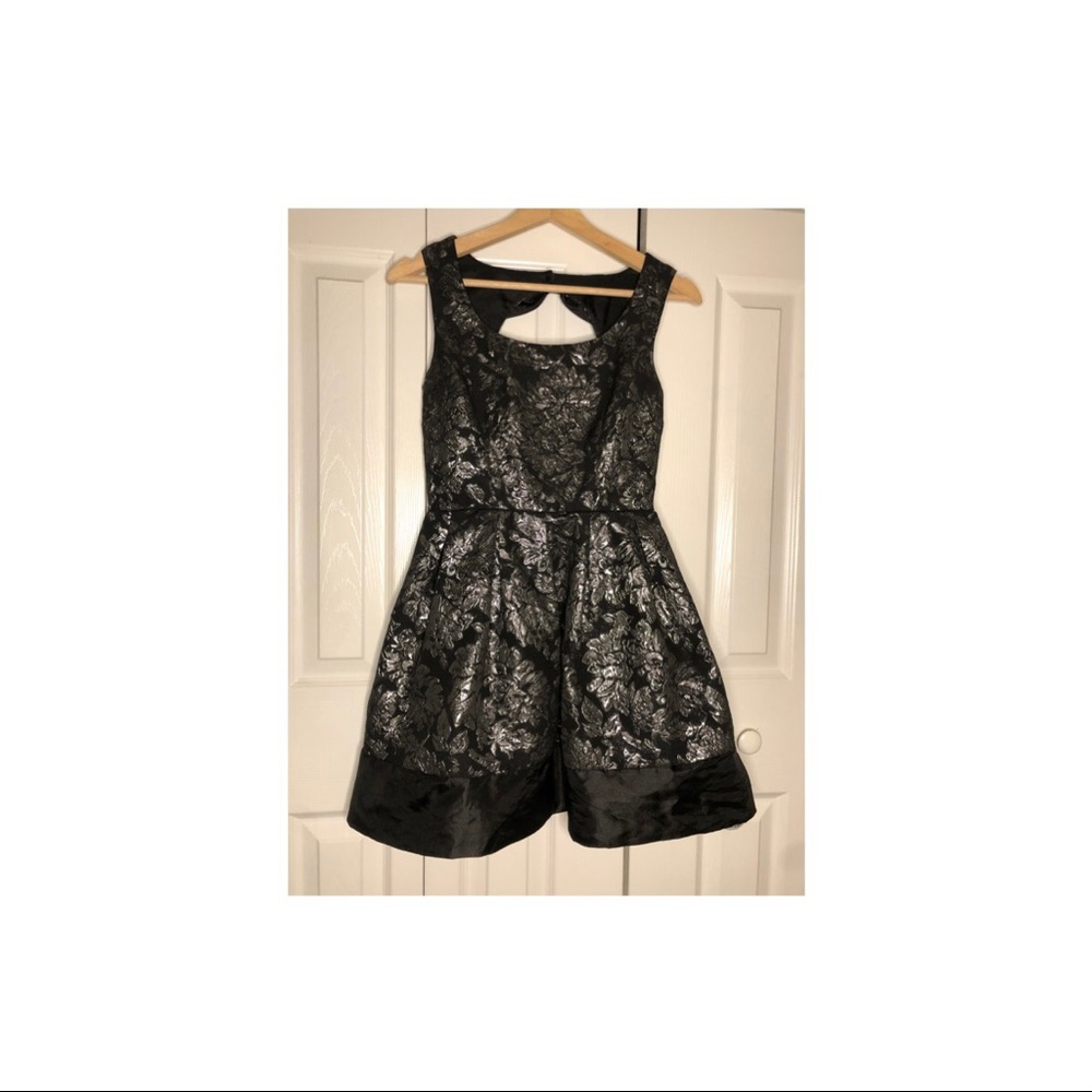 Black teacup dress